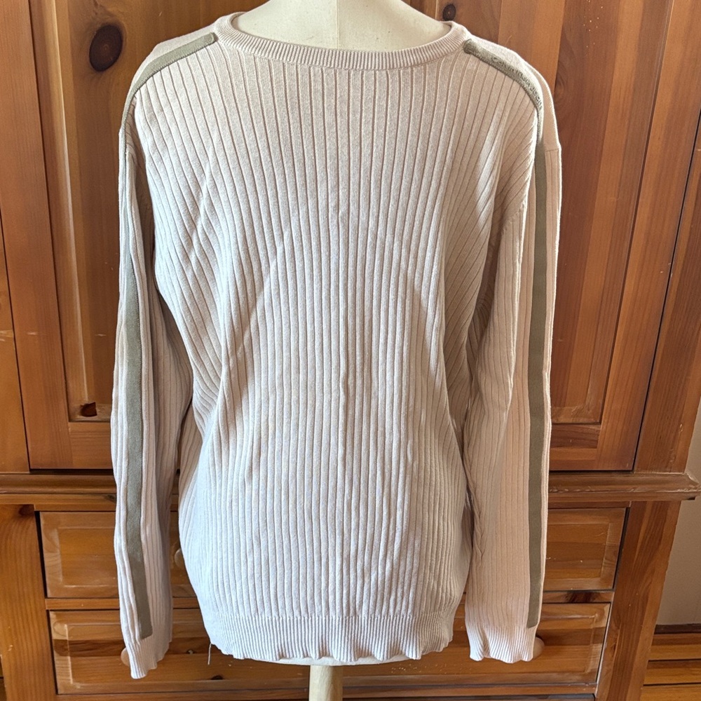 Calvin Klein Beige Crewneck Sweater